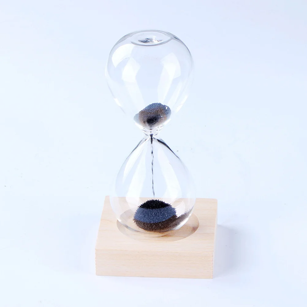 

1Pcs Creative Magnetic Glass Hourglass Desk Timer for Office Home Bedroom Table Top Decor Relaxation Gift Hourglass