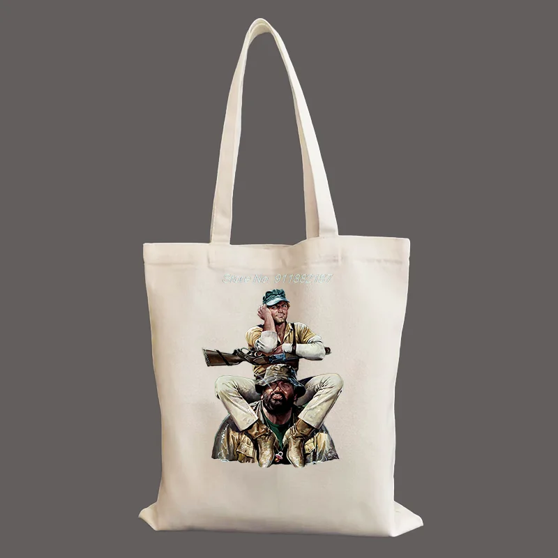 

Personalized Custom Canvas Bag Nu Pogodi Printing Casual Shopping Bag Customized Large Capacity Tote Bag women's Canvas Bag