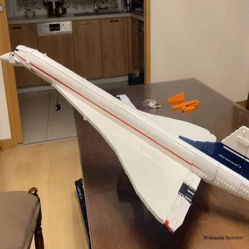 Kit de construction Airbus Concorde, 2083 pièces, premier avion de ligne supersonique du monde, espace d'aviation 10318, blocs de navette, jouets en brique, cadeaux pour enfants