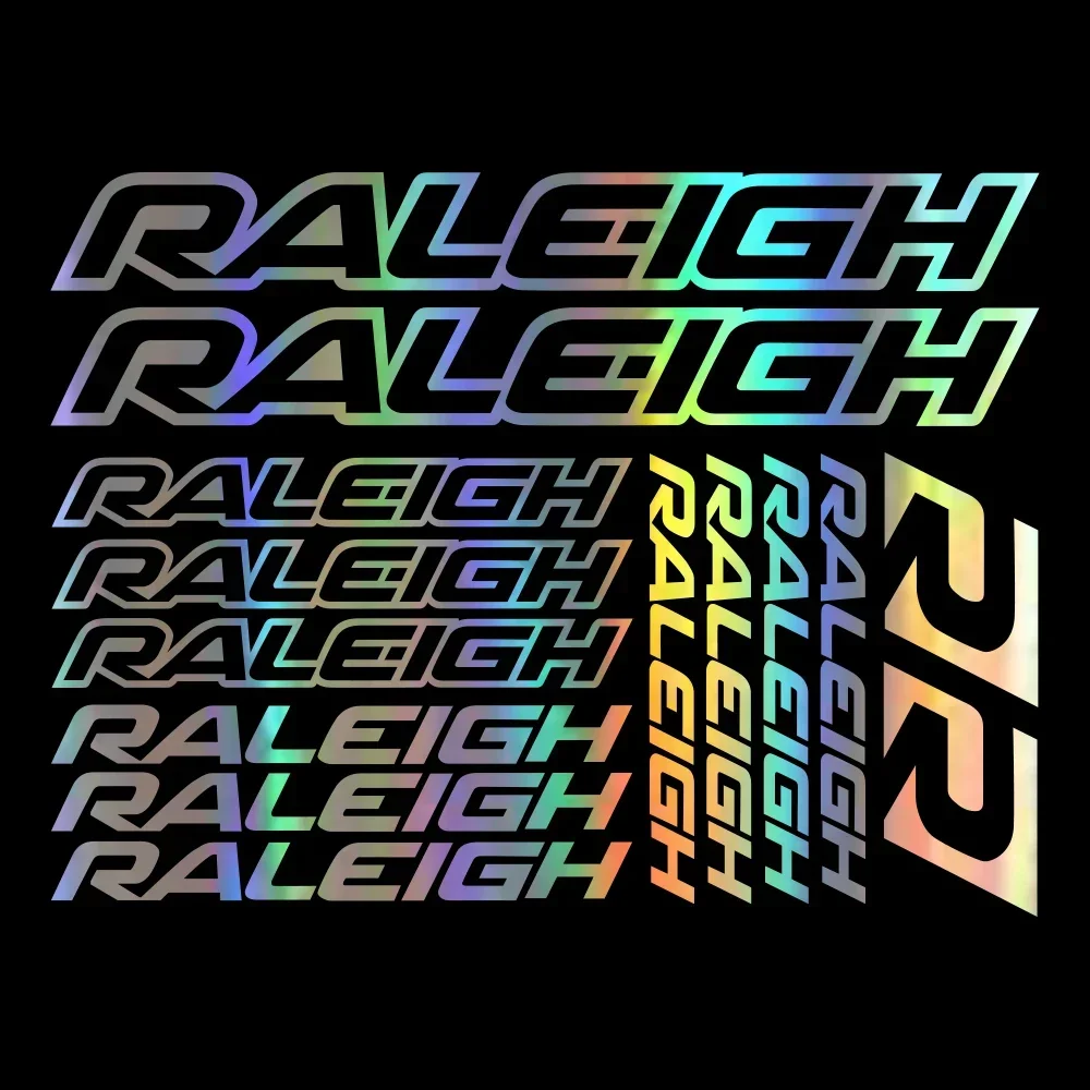 Compatible for RALEIGH Bike Sticker Set Decal Bicycle Mountain Bike Waterproof Sun Protection PVC,32cm*30cm