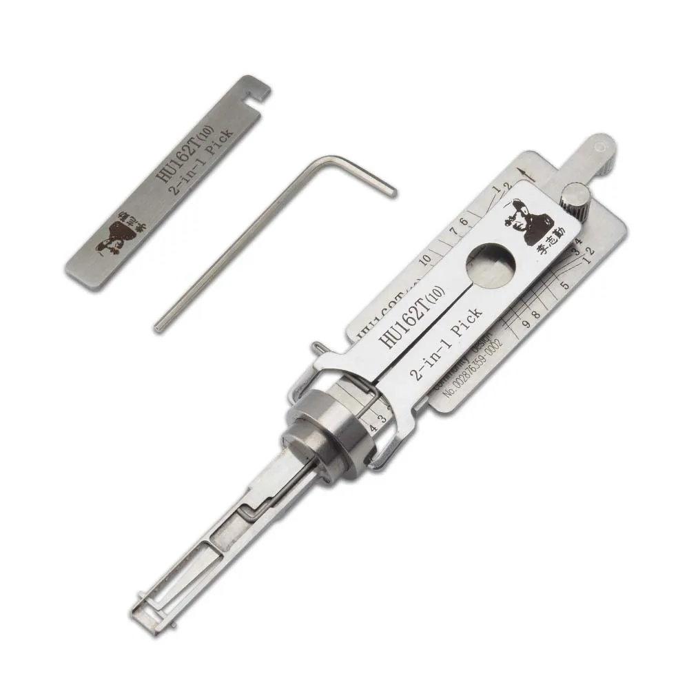 

HU162T(10) lishi 2in1 Tool for VW Audi Car Door Lock Cylinder Professional Locksmith Supplies Repair Tools
