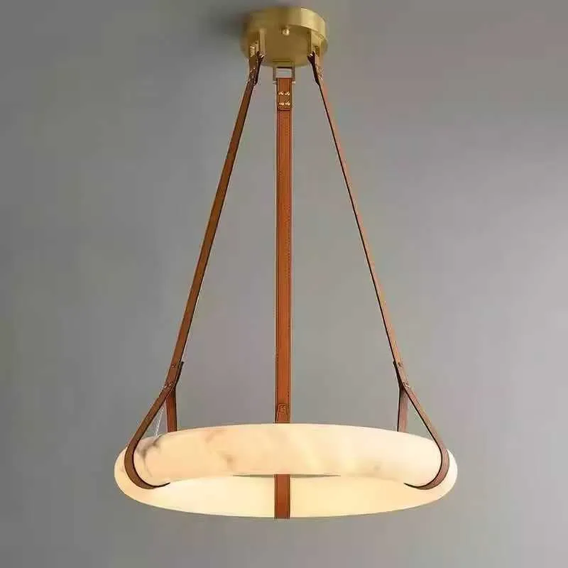 

Simple Modern Chandelier Round Dining Room New Chinese-style High-end Villa Living Room Lamps