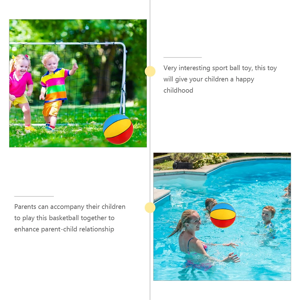 

5 Pcs Inflatable PVC Small Beach Party Toys Swimming Pool Portable Large Set Floating Water Toy for Pool Beach Play