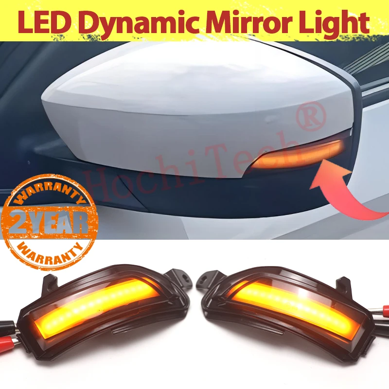 

Side Mirror Cover Indicator LED Flash Dynamic Turn Signal Light Blinker for Skoda Fabia NJ MK3 2014-2022 Rapid NH 2017-2020