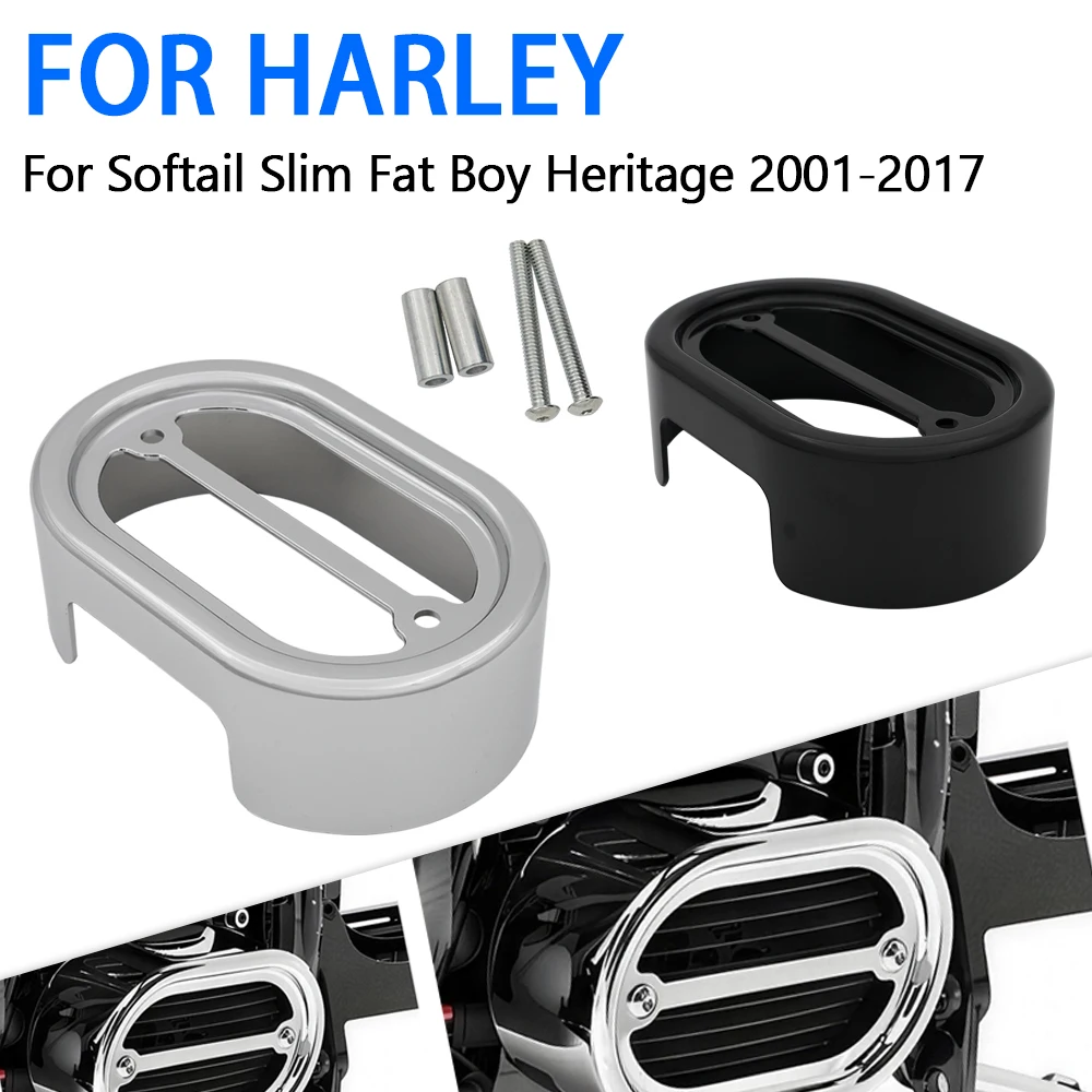 

Fit For Harley Softail Breakout Fat Boy Slim Heritage Classic 2001 - 2017 Motorcycle Chin Spoiler Drag Regulator Cover Protector