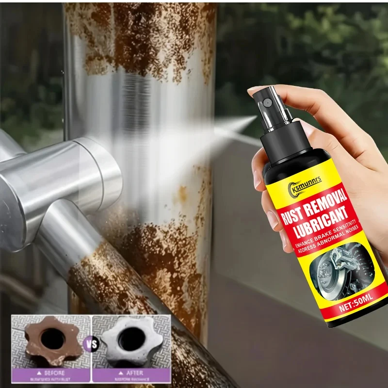New Heavy-Duty Rust Remover | Fast Metal Polisher & Rust Converter for Car Wheel Hubs / Rust Stains, Rim & Hub Treatment, Suit