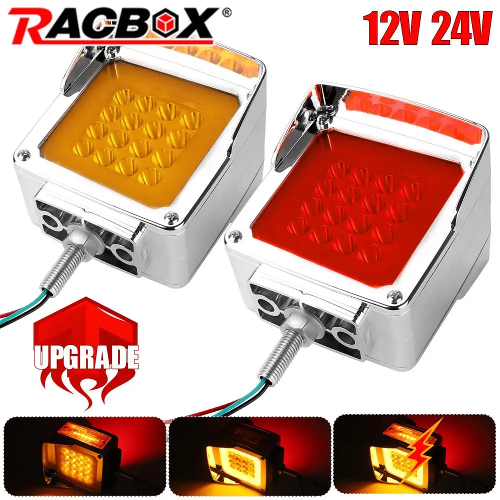 Amber Red LED Double Face Fender Stop Turn Signal Lights: Una Evaluación Detallada para Camiones y Vagones