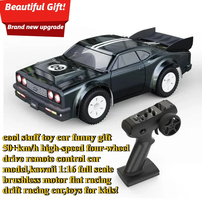 Cool Stuff Toy Car Funny Gift-50km/h High-speed 4WD Rc Cars,Kawaii 1:16 Full-scale Rc Drift Car,Remote Control Car,Toys for Boys