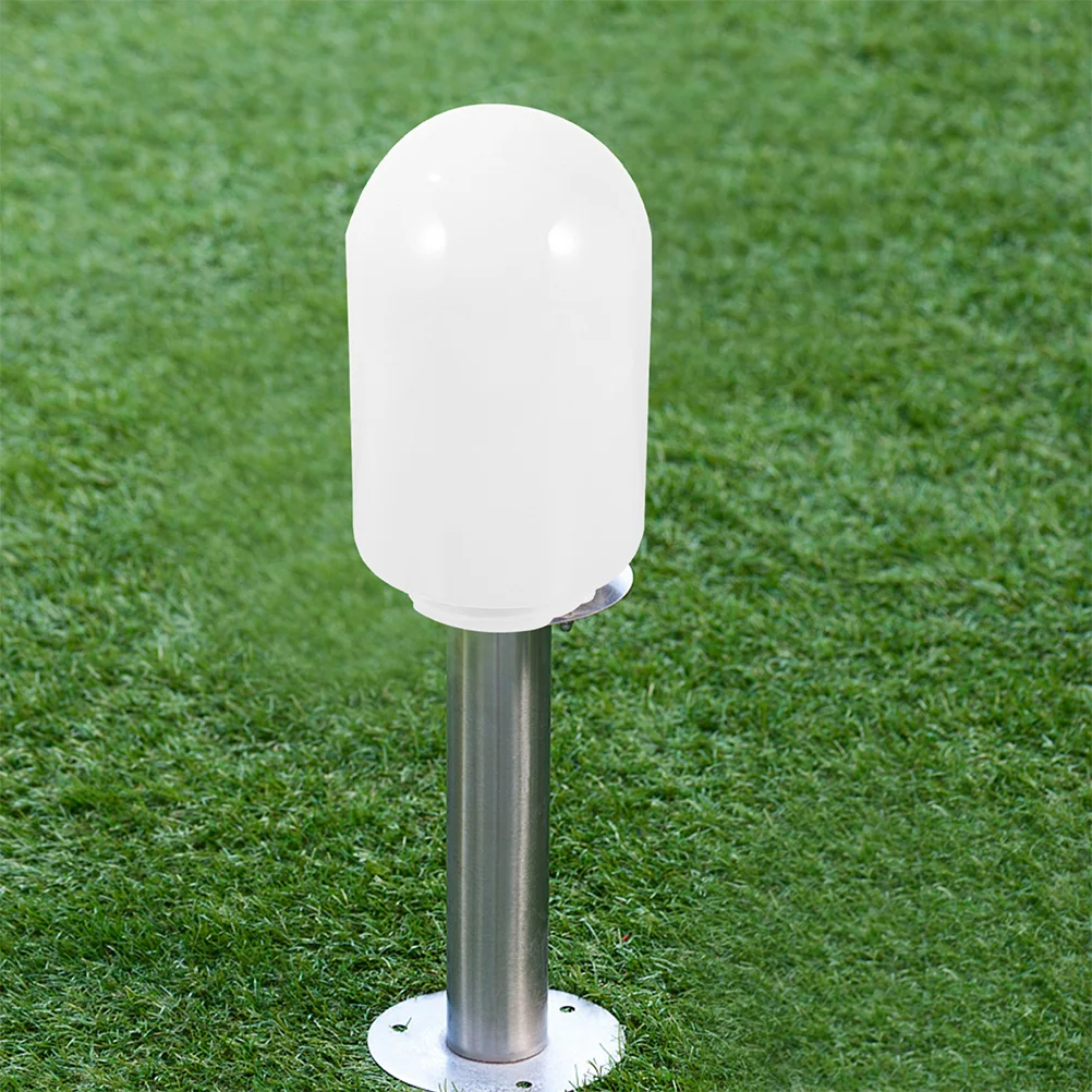 

2pcs Outdoor Courtyard Lampshade Plastic Light Bulb Cover for Garden Patio Lawn Street Light Fixture Replacement Cylindrical