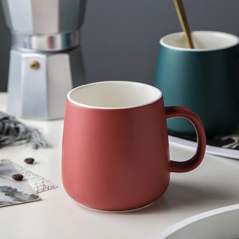 

Ceramic Aesthetic Mugs Coffee Cups High Quality Home Creativity Milk Mug Office Fashion Minimalist Stranger Things Mug