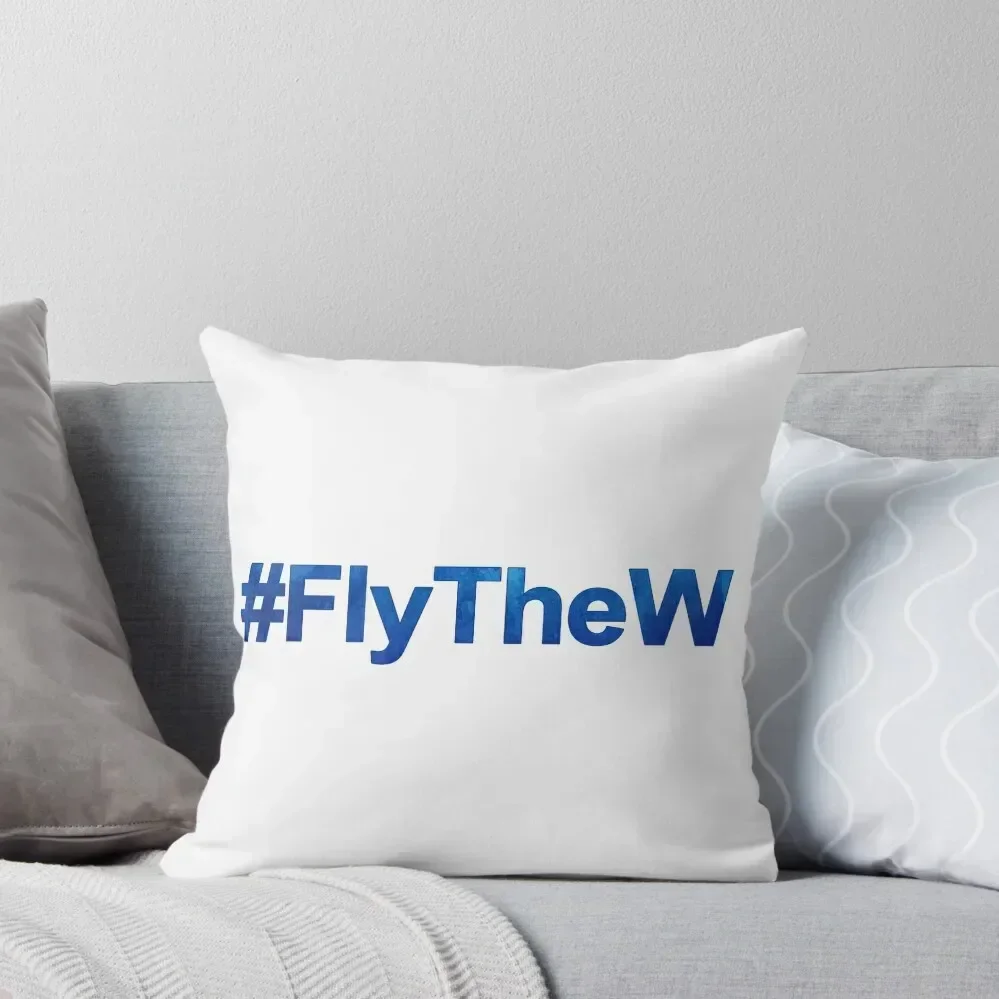 

#FlyTheW Throw Throw Pillow Couch Cushions Luxury Sofa Cushions Custom Cushion Photo luxury decor pillow