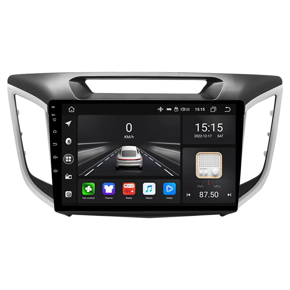 9 Inch IPS Screen Android Car Radio 8GB 128GB for Hyundai Creta iX25 2015-2019