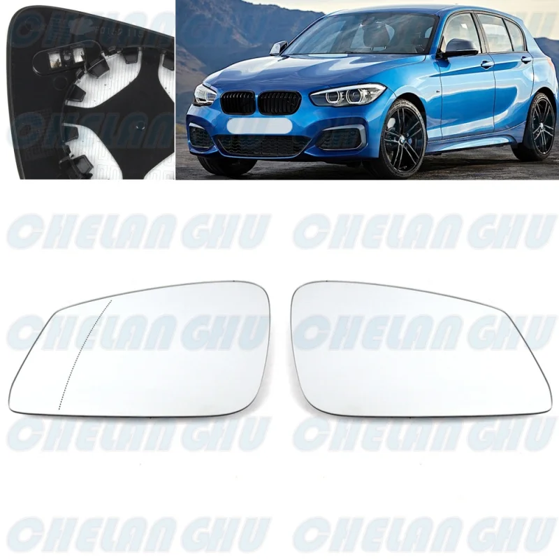 1 Pair Heat Mirror Glass for BMW LHD F20 120i 125i F22 218i 230i F30 335i F32 420i F80 2011 2012 2013 2014 2015 2016 2017 2018