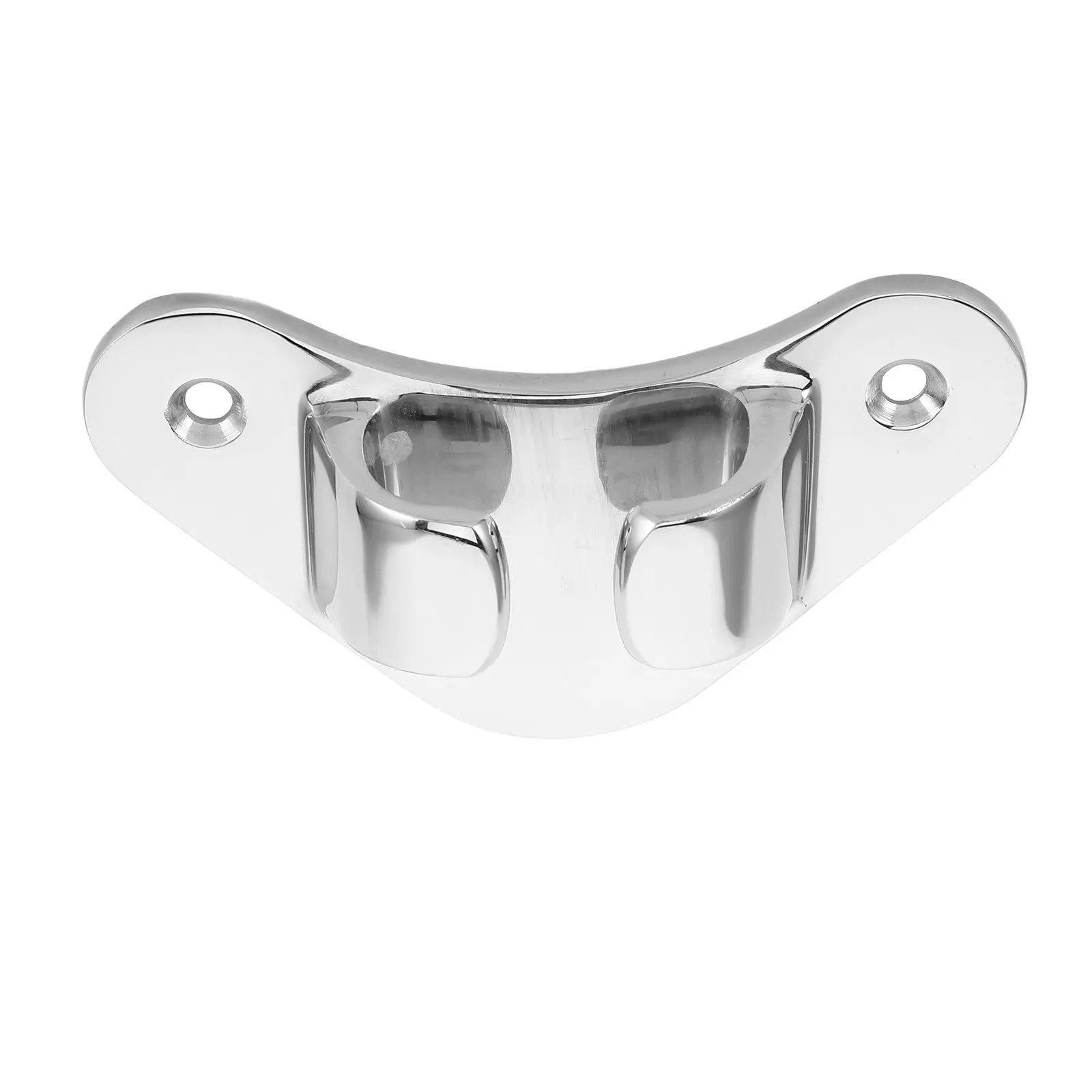Stainless Steel Rope Cleat Holder Marine Boat Bow Chocks Yacht Deck Triangular Shape Dock Mooring Fairlead