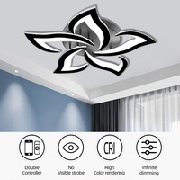 85~265V Assemble Petal Ceiling Lamp APP Remote Control Intelligent Timing Infinite Dimming Indoor LED Light