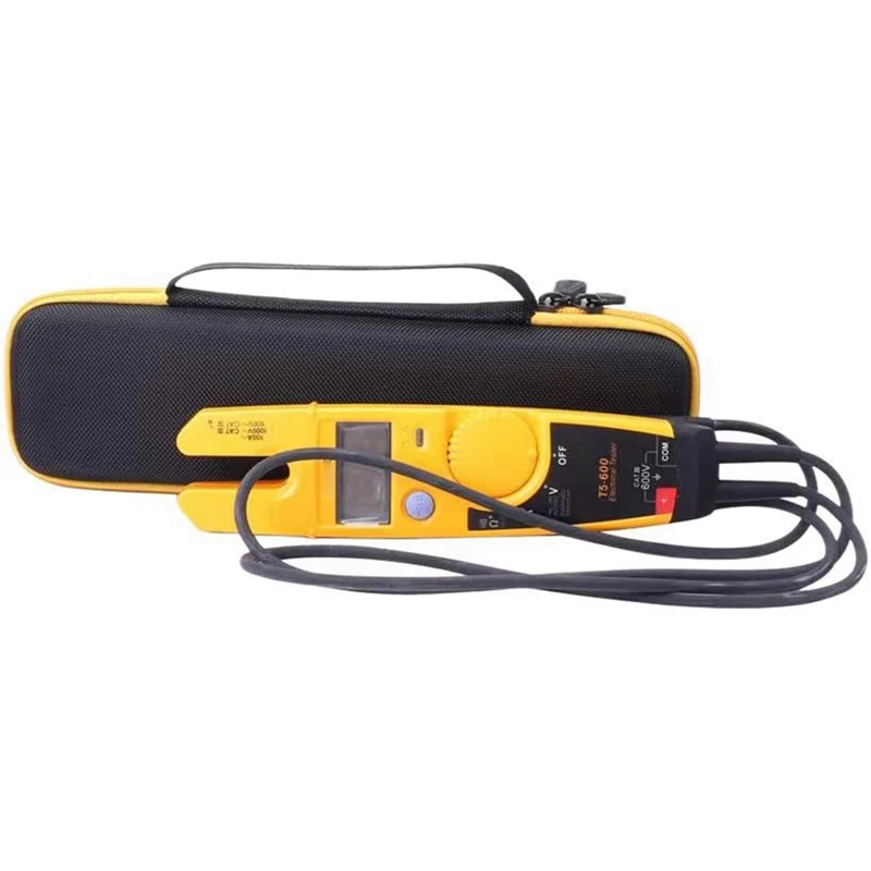 Clamp Meter Carrying Case For T5-1000/T5-600 Electrical Voltage Continuity Current Tester Shockproof EVA Hardshell Box