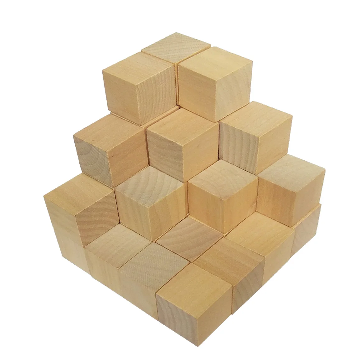 10mm-20mm kwadratowy blok drewniany niedokończone drewniane kostki DIY Model materiał rzemiosło dekoracyjne puzzle dokonywanie części