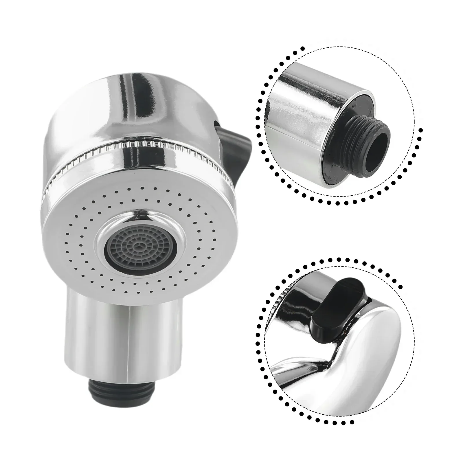 Shampoo Shower Heads Hair Salon Shower Head Accessory Side Switch Type G1/2 Interface Shower Head Plumbing Fixtures