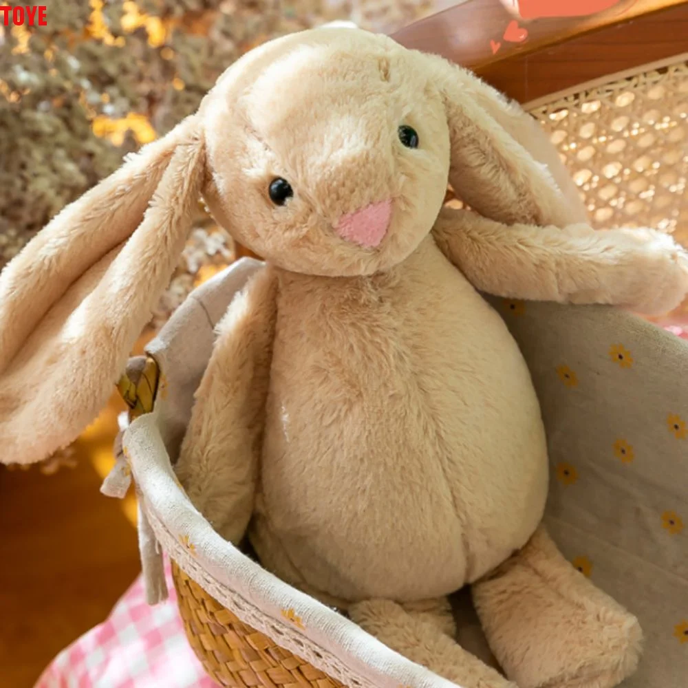 Conejo de Pascua cristiano, muñeco de peluche suave y esponjoso, muñeco de conejo Bonnie de Pascua, animales de dibujos animados cómodos, juguete de peluche, regalos para niños