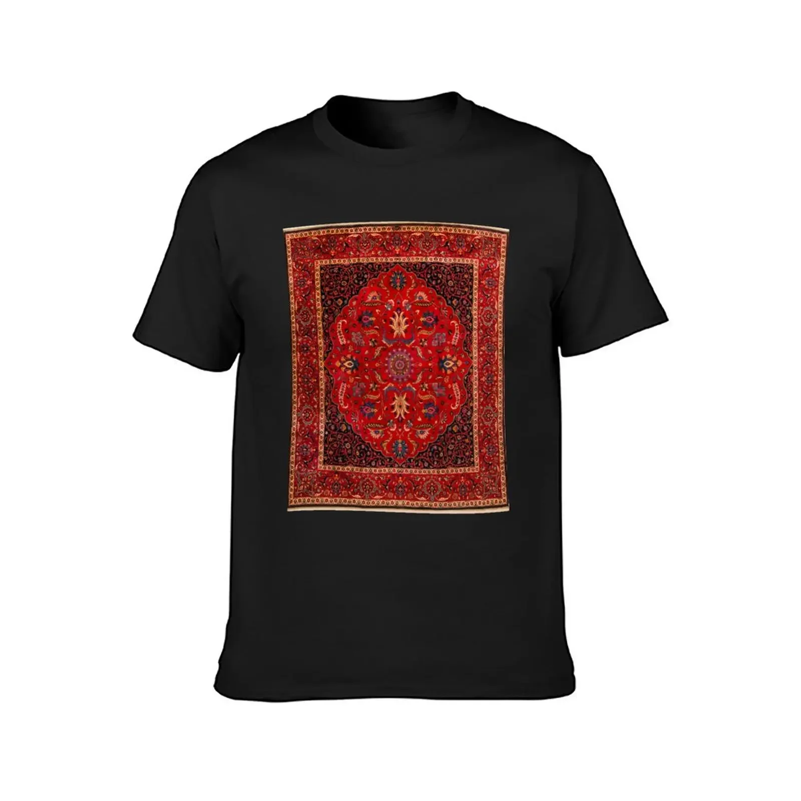 Antique Persian Rug T-Shirt oversized graphics mens designer clothes