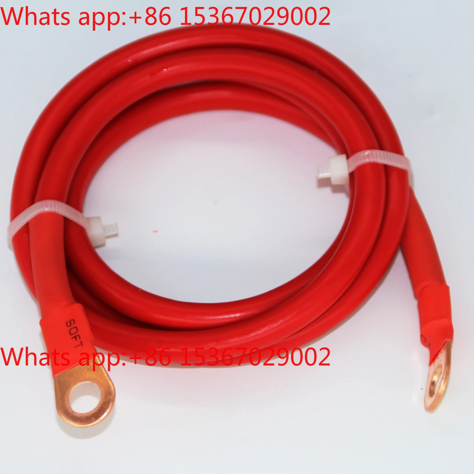 

35 square meters, 50 square meters, single copper battery wire, wire connecting wire, 1 pure copper wire with copper nose