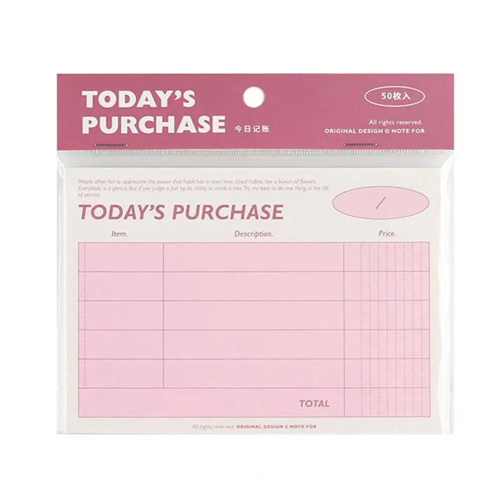 

50/100 Sheets Sticky Note Notepad Sticker Sticky Note with Lines Scrapbooking Diy Self-stick Note Pad Memo Pad school supplies