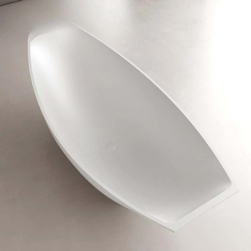 

Artificial Stone Bathtub Hammock Type Boat-shaped Home Stay Independent Bath