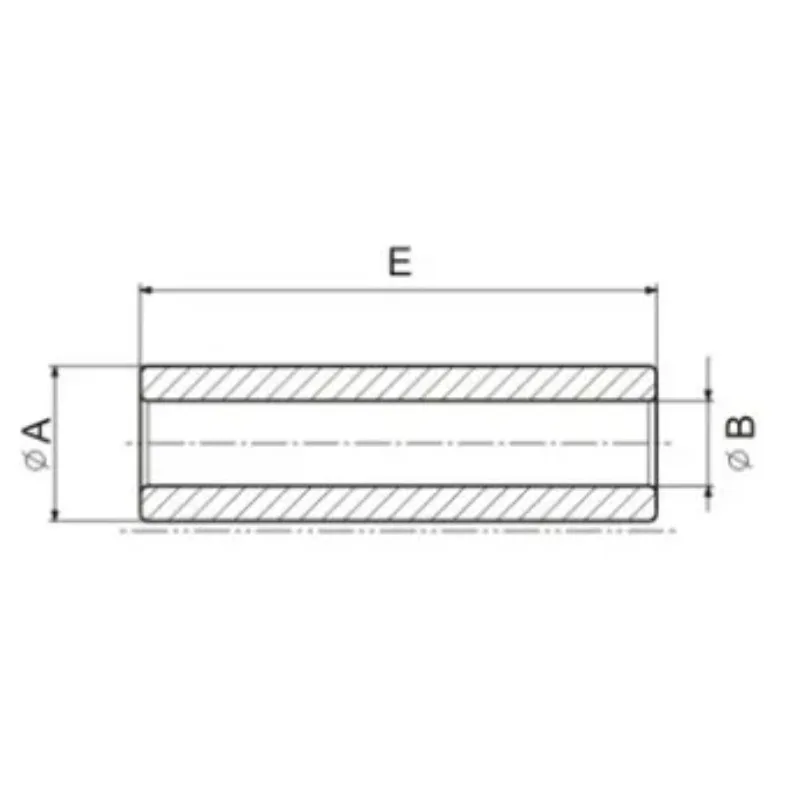 30Pcs lengthened alumina high temperature resistant smooth porcelain eye porcelain tube threading through wire wear resistant