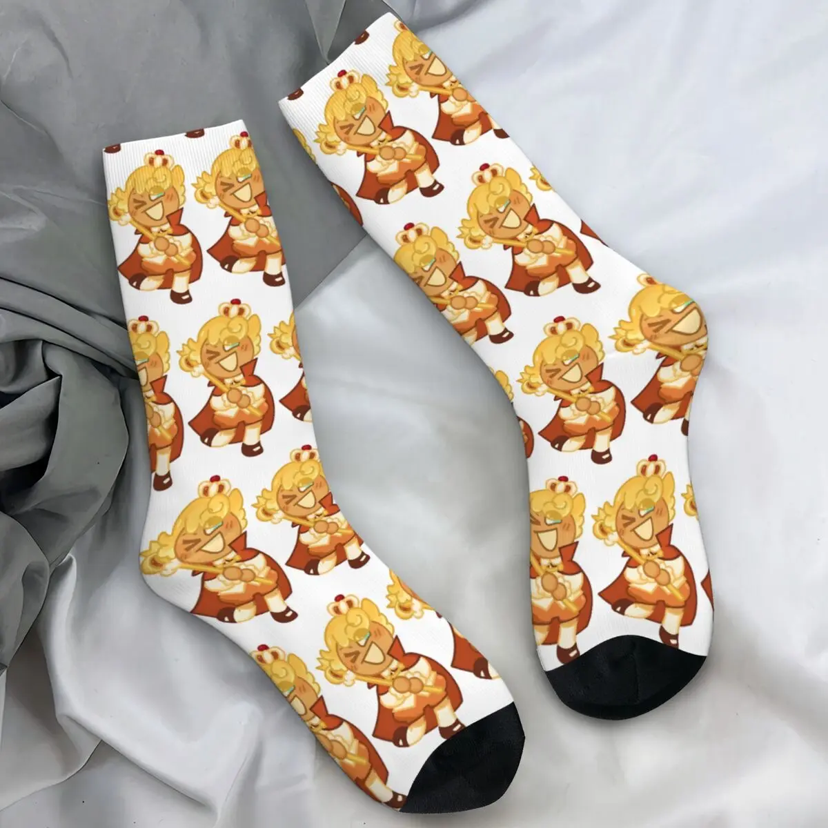 

Shadow Milk Cookie Cookie Run Game Носки Корейские чулки Женские и мужские качественные спортивные носки для бега Осенние нескользящие носки с графическим рисунком