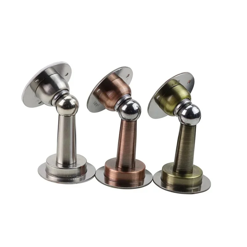 Stainless Steel Door Stopper,Magnetic Door Stop,Door Catch,Nail-free Screws for Stronger Mount,Furniture Hardware