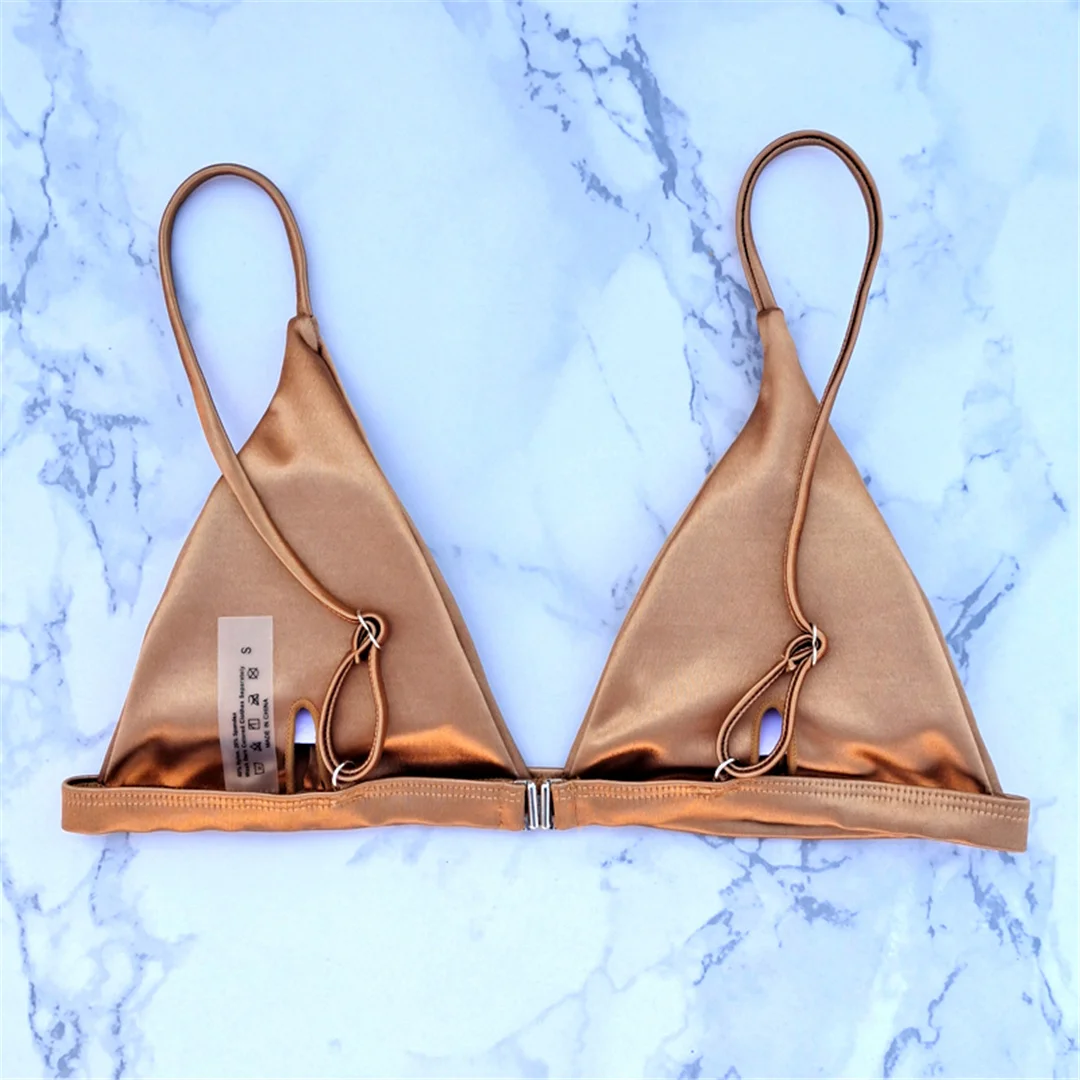5 Farben Satin High-Leg-Cut Brasilianisches Zweiteiler-Bikini-Set Bikini Damen-Badeanzug Badebekleidung Frauen-Badebekleidung Bather Swim V4964 – Detail 30