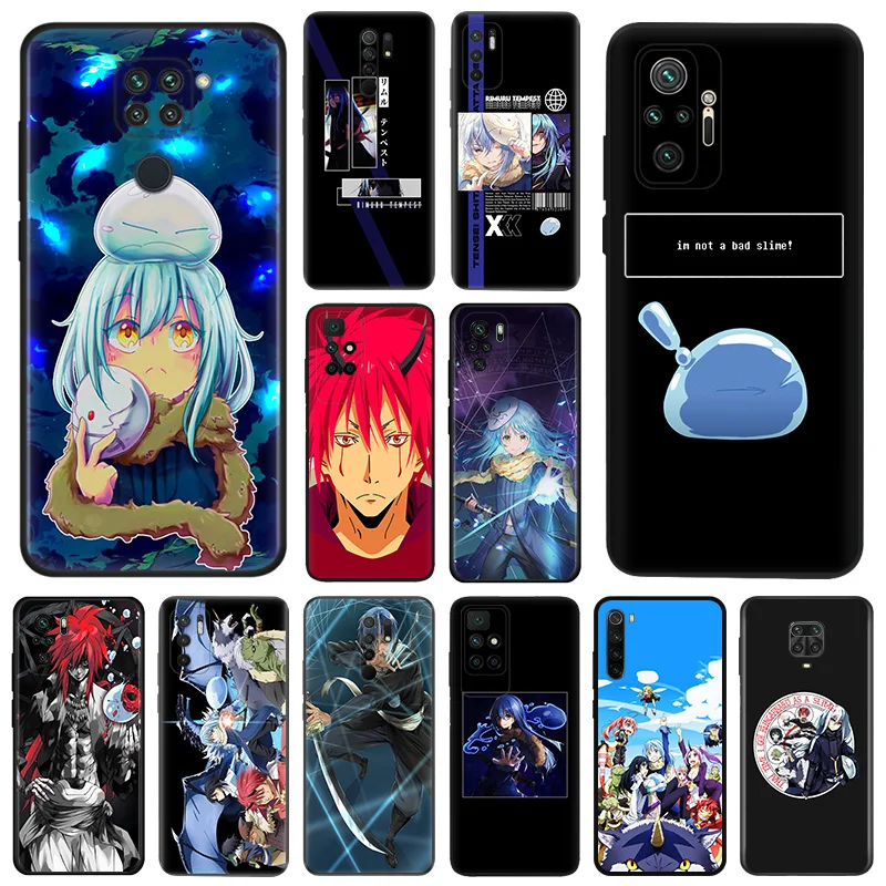 Matte Phone Cases For Redmi 9 9A 9C 9T K40 K60 A3 A2 A1 Plus Note9s 8T 7 8 Pro A3X That Time I Got Reincarnated as a Slime Cover