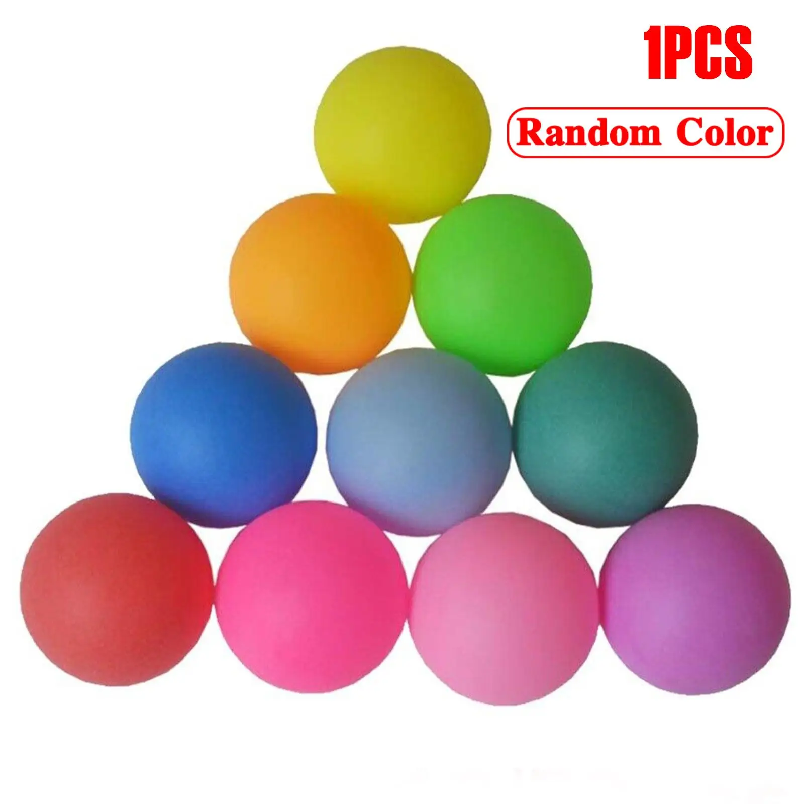 Pelotas de tenis de mesa de colores, 5/10/25/50 piezas, entretenimiento para publicidad de juegos, accesorio para juegos, 40mm