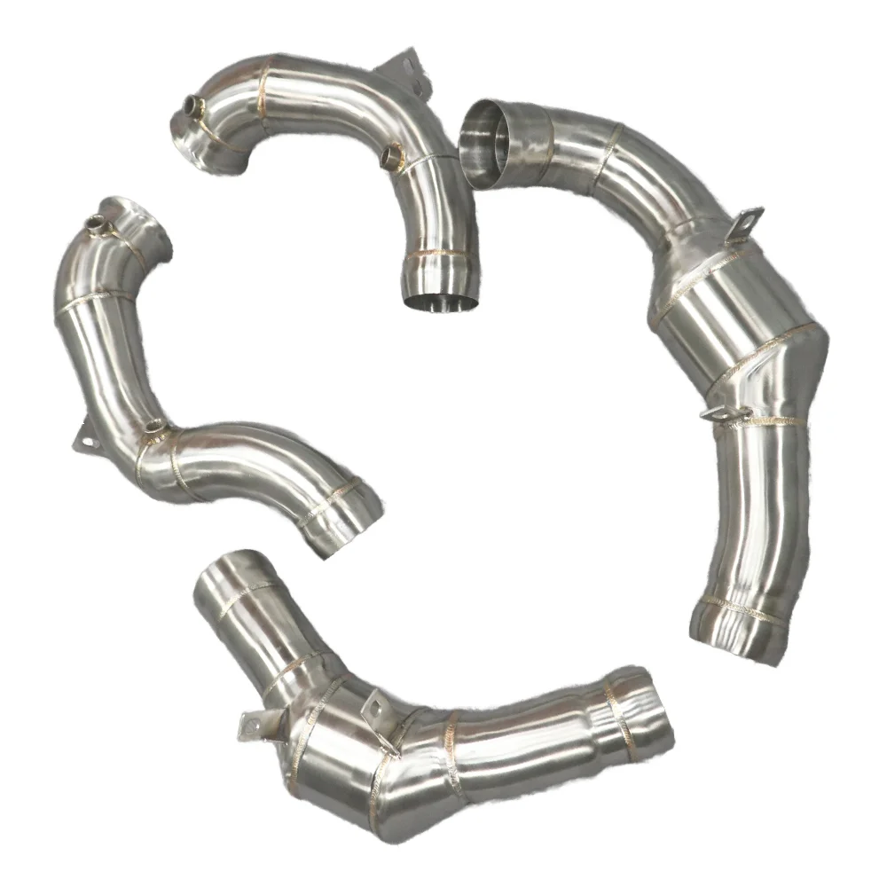 

2018-2022 Benz GLC63 AMG Exhaust Downpipe M177 4.0T 304 Stainless Steel New Condition