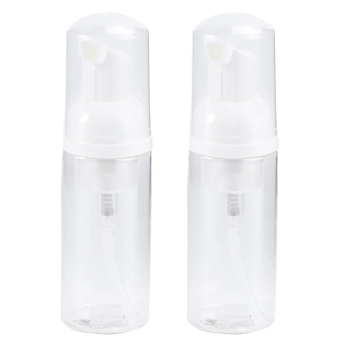 

2 Pcs Reusable Foam Dispenser Bottle Travel Spray Mini Pump Containers Refillable Bottles Empty Soap