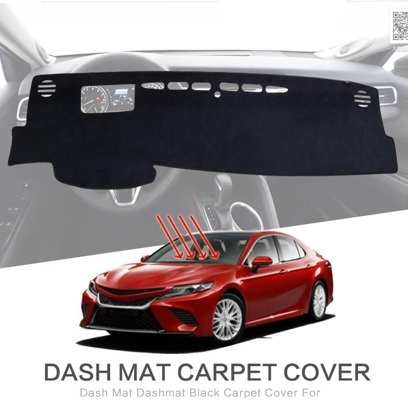 

Коврик на приборную панель автомобиля для Toyota Camry 70 XV70 2018-2023: Защитный коврик-накладка от солнца
