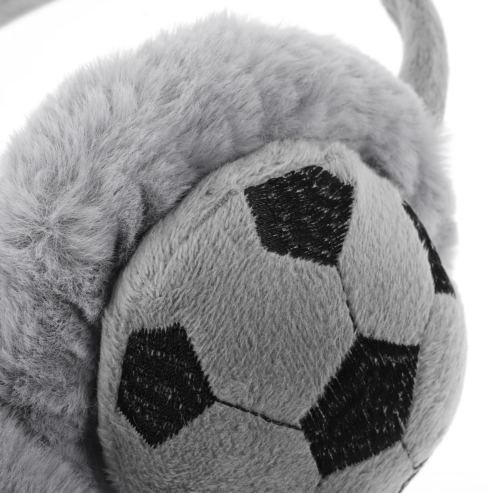 冬のイヤーウォーマー 毛皮のようなマフ 子供 幼児 サッカー 耳を暖かく保ちます 弾性繊維裏地 アウトドアアクティビティ クリスマス 新年