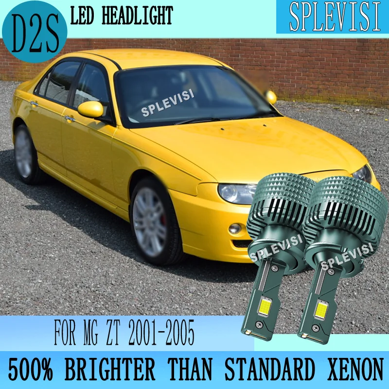 

D2S 500% brighter than standard bulbs standard xenon Plug and play Warranty LED Car Headlight For MG ZT 2001 2002 2003 2004 2005