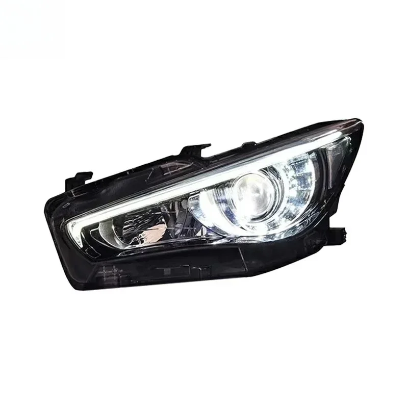 for Infiniti-Q50 2014 2019 LED Headlights Upgrade Car Accessories Parts Projector Head Lights Headlamp Projectors Lens