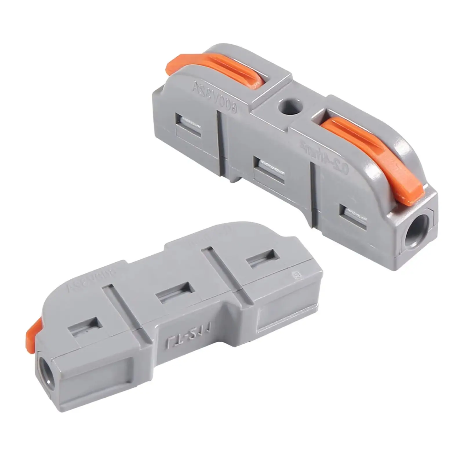 20/34/50PCS Lever Wire Connectors, 1 to 1 Inline Assemblable Wire Connector, Electrical Connectors Wire Terminals