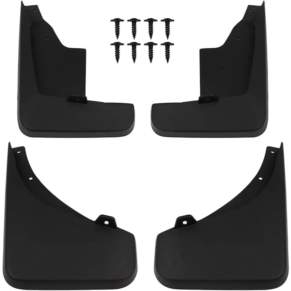 SCITOO 4 Uds guardabarros delantero y protector contra salpicaduras de miedo adecuado para Jeep Compass 2011-2016 ‎ 82212513 , 82212514