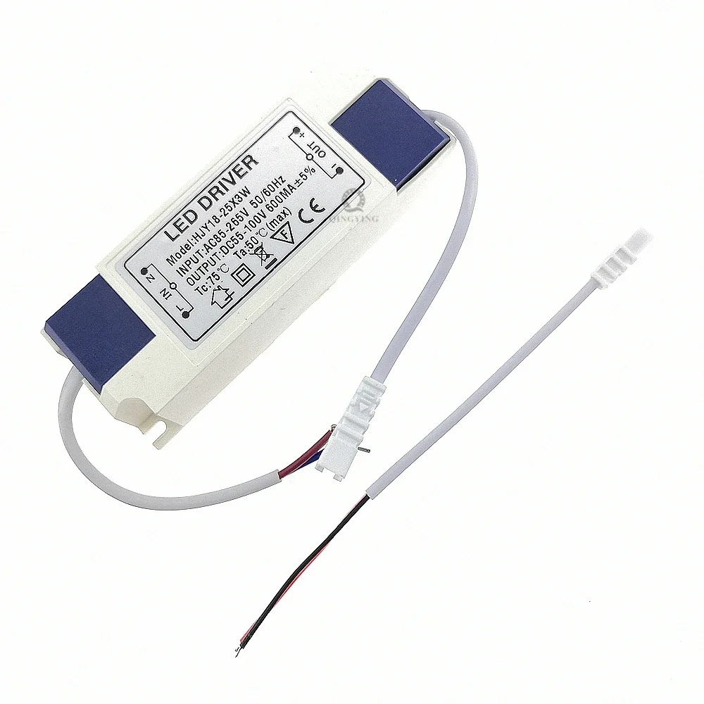 1 pz-5 pz 600mA LED Driver AC85-265V 3W 9W 12W 18W 30W 36W 50W 1x3W 2-3x3W 4-7x3W 8-12x3W trasformatore di illuminazione muslimata