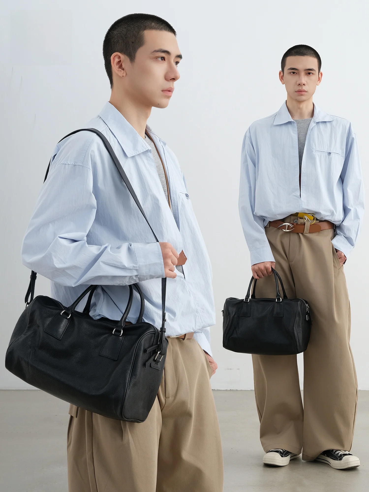Casual Fitness Short Trip Ultra Cute Crossbody Bag Large Capacity Handheld Commuting Bag Single Shoulder Leather Bag for Youth