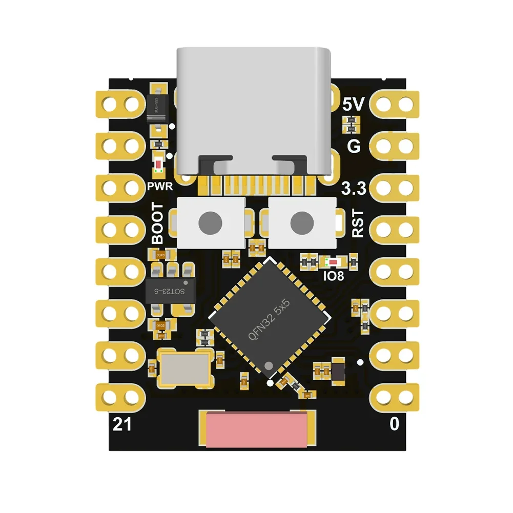 ESP32-C3/C2 Development Board WiFi Bluetooth-Compatible ESP32 SuperMini Electronics Project Board 3.3-6V Power Supply Low Power