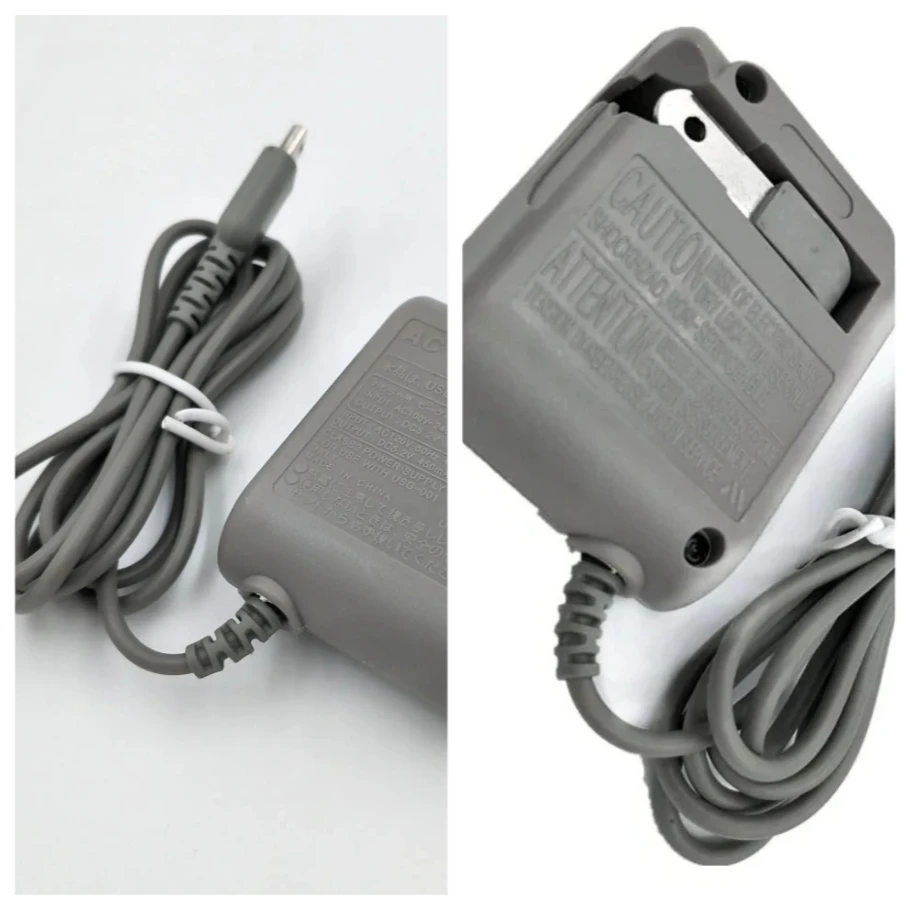 100 pçs/lote casa parede adaptador de alimentação ac carregador cabo substituição para nintendo ds lite dsl ndsl console eua plug
