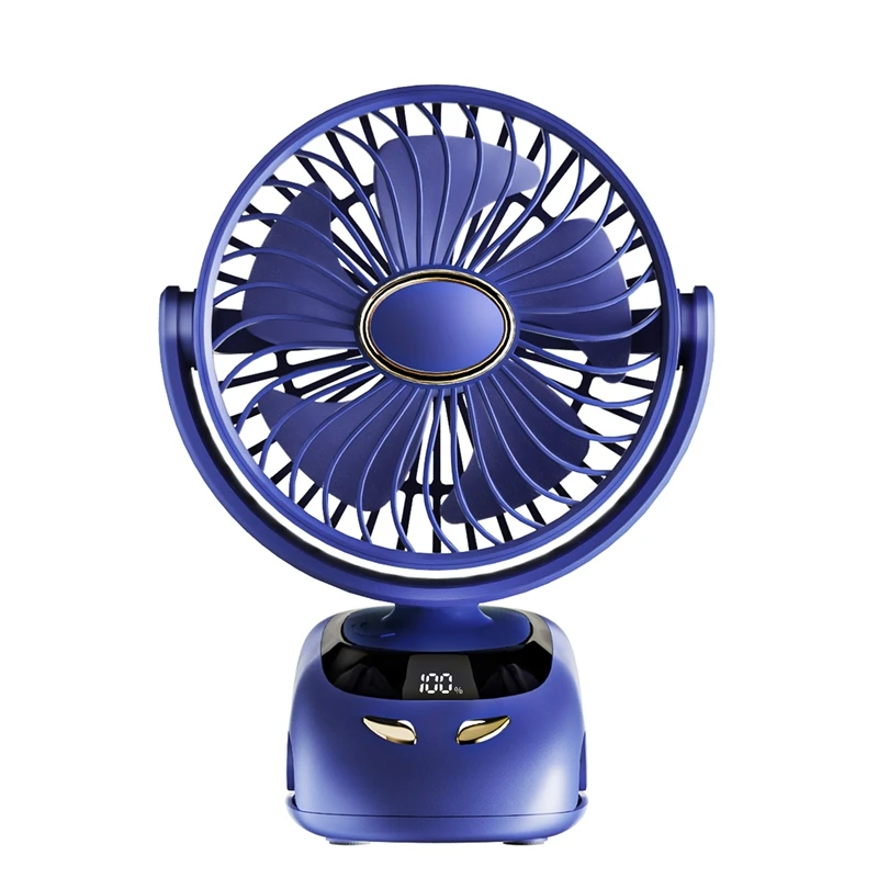 3000Mah N33 USB Clip Fan Clip On Fan Mini Fan With Clip Aromatherapy Use Digital Display Portable Bedroom Stroller Fan