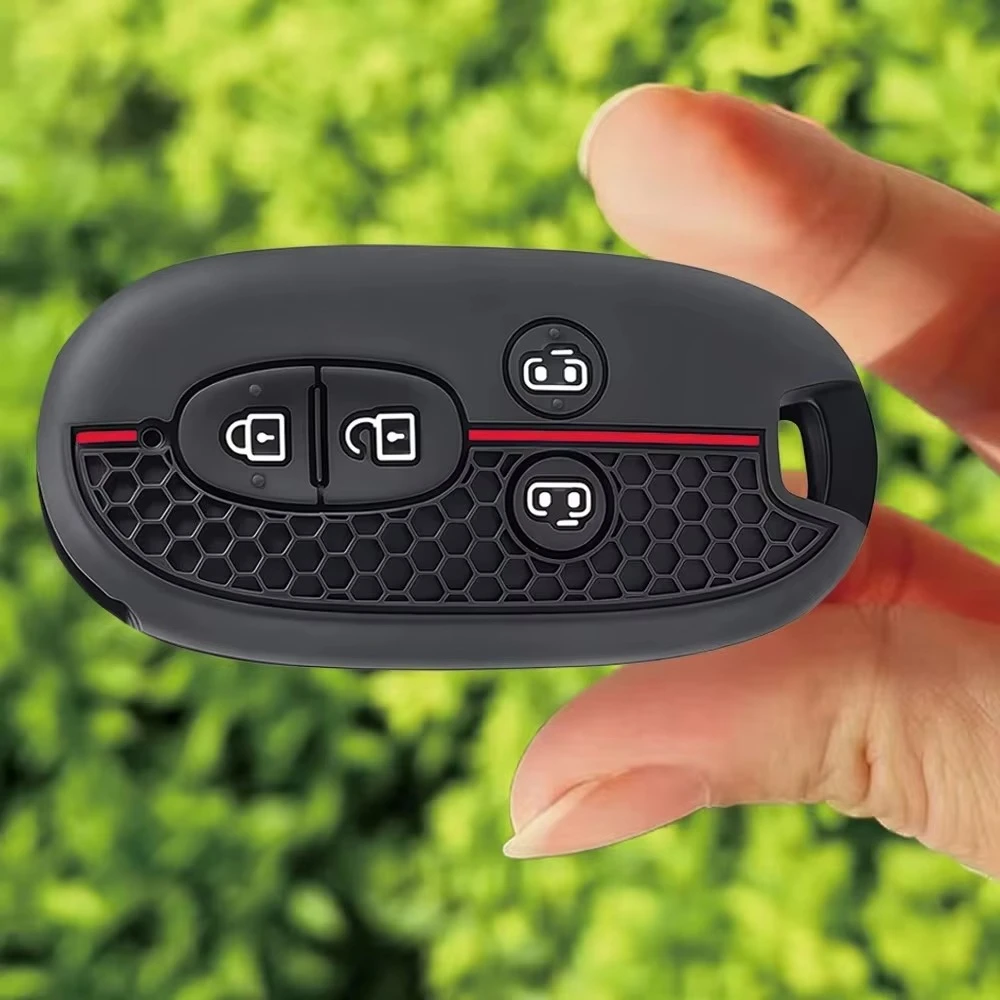 New Silicone 4 Buttons Car Key Case Cover Shell Fob For Suzuki Palette Solio MR Wagon Hustler Alto Lapin Every Spacia Protector