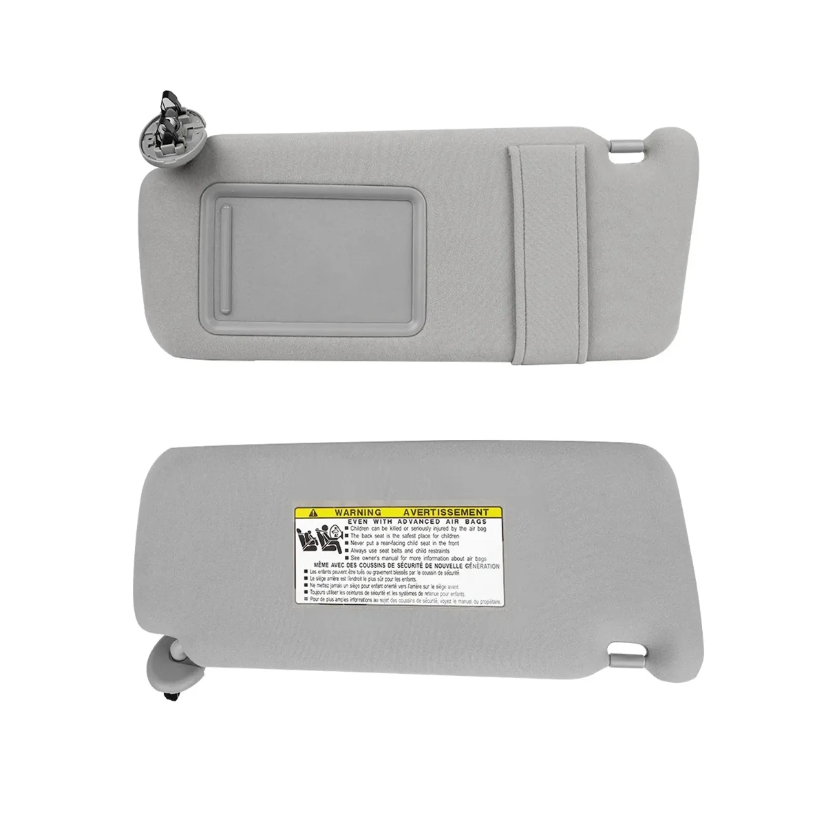 

1Pair Sun Visor with Makeup Mirror for Toyota Camry Sun Visor Window Sunshade Sun Shade Block 74310-06750 74320-06780