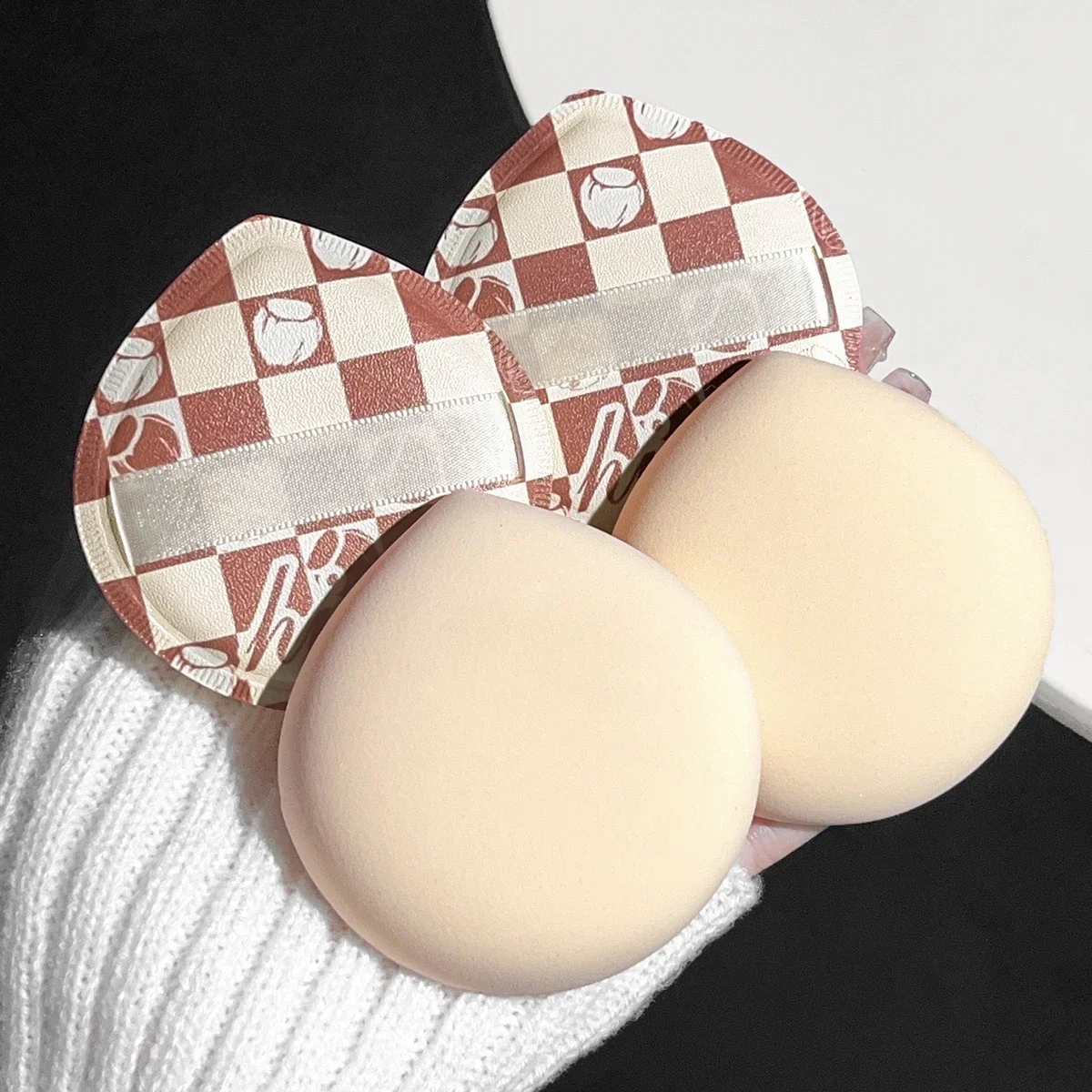 Droge en natte make-up bladerdeegspons zachte Koreaanse stijl schattige elastische marshmallow zacht kussen make-up foundation set