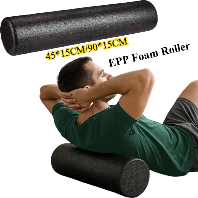 Wałek do masażu z pianki do jogi 45/90 cm, przenośny, do pilatesu, do ćwiczeń na siłowni, do nóg, ramion, pleców, stóp, na bóle, do rozluźniania mięśni.